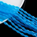 Sky blue faceted bicone crystal glass beads for DIY bracelet and necklace jewelry making - Large / Jelly Blue