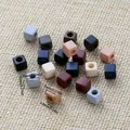 7mm Morandi color acrylic cube spacer beads for DIY phone chains and crafts - 20 Pieces/Pack (7x7mm)