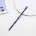 Adjustable purple lizard texture PU leather 8mm strap with silver buckle for DIY jewelry - Square Buckle / Deep purple