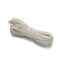 Single roll of 3mm natural white core-spun cotton cord for DIY handicraft and weaving - (Diameter 3mm) 10m / Off White