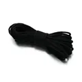 Single roll of 3mm black braided cotton cord for DIY jewelry and manual crafts - (Diameter 3mm) 10m / Black