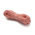 3mm pink core cotton braided cord for DIY handmade bracelets and craft accessories - (Diameter 3mm) 10m / Dusty Pink