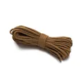 Corde en coton tressé marron foncé de 3mm pour bijoux DIY et accessoires faits main - (Diamètre 3mm) 10m / Couleur caramel
