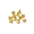 Golden bell-shaped metal earring back stoppers for DIY jewelry making accessories - 10000 Pcs/Pack / Gold