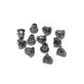 Macro shot of gun-metal bullet style earring backs for DIY jewelry finding pieces - 10000 Pcs/Pack / Gun Black