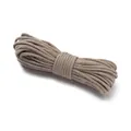Rouleau de cordon en coton tressé marron clair 3mm pour bijoux DIY et artisanat - (Diamètre 3mm) 10m / Café au Lait