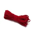 Cordon en coton tressé rouge de 3mm pour bricolage DIY et accessoires faits à la main - (Diamètre 3mm) 10m / Rouge