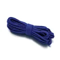 Cordon en coton tressé bleu marine de 3mm pour bricolage DIY et fabrication d'accessoires - (Diamètre 3mm) 10m / Bleu saphir
