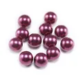 Perle rotonde in ABS viola scuro finta perla per gioielli fai-da-te e accessori - Viola (6mm/100pz)