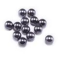 Perle finte in ABS grigio scuro lucido per la creazione di gioielli e accessori moda - Grigio (6mm/100pz)