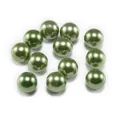 Perle finte verde brillante lucido per la creazione di gioielli e decorazioni - Verde (6mm/100pz)