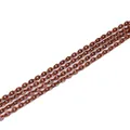 Macro shot of 2x3mm bronze metal flat cross link chain for DIY jewelry making - Copper