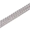 Silver 2x3mm flat cable chain for DIY necklace jewelry making with polished metal links - 2x3mm (5 Meters) / Rhodium