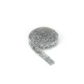 Rainbow AB crystal rhinestone trim roll with self-adhesive backing for DIY crafts - Narrow Style (AC0433) / AB Color