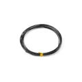 Durable black anodized aluminum wire for DIY jewelry making and craft projects - 0.6mm (10 Meters/Pack) / Black