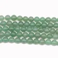 Naturgrüne Aventurin-Rundperlen-Stränge für DIY-Schmuckherstellung und Armband-Bastelprojekte - 4mm / Grüner Aventurin