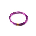 Vibrant purple anodized aluminum wire roll for DIY craft and jewelry making - Deep purple