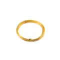 Polished golden aluminum craft wire roll for DIY handmade jewelry and art projects - Gold