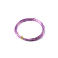 Purple colored aluminum craft wire roll for DIY jewelry making and artistic projects - Purple