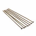Close-up of antique bronze flat head pins for DIY jewelry making earrings and necklaces - 26mm (200 Pcs/Pack) / Antique Bronze