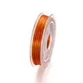 Fil élastique orange robuste sur bobine pour la création de bracelets de perles DIY - Style 1(ac0640) / Orange
