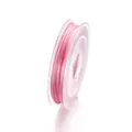 Fil élastique rose pour la création de bijoux DIY sur bobine transparente - Style 1(ac0640) / Rose