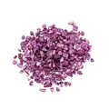 Pierres de verre irrégulières violet métallisé pour nail art et travaux manuels DIY - Mauve Clair
