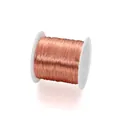 DIY jewelry making copper wire in rose gold finish on a professional white spool - 0.3mm x 320m / Rose Gold