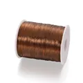 DIY jewelry crafting copper wire roll in vintage bronze finish for beaded accessories - Bronze