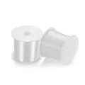 Deux bobines de fil de pêche non élastique transparent pour bijoux DIY et perles - Taille 0.2 (90)