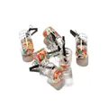 Mini pendentifs bouteilles de jus de pomme en verre pour création bijoux DIY lot de 6 - 10 pcs/Paquet / Pomme