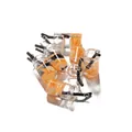 Pendentif mini bouteille de boisson à l'orange en résine pour création bijoux - 10 pcs/Paquet / Floral Orange