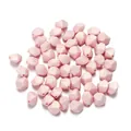 Perles en acrylique rose nacré à facettes irrégulières pour création de bijoux DIY - Polyèdre irrégulier / 20 Pièces/Paquet (12*14mm) / Rose