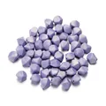 Perles en acrylique facettées irrégulières violet lavande avec fini mat pour bijoux DIY - Polyèdre irrégulier / 20 Pièces/Paquet (12*14mm) / Violet