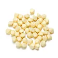 Perles en acrylique à facettes crème pour bijoux DIY avec trous centraux et finition - Polyèdre irrégulier / 20 Pièces/Paquet (12*14mm) / Jaune