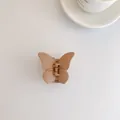 Matte Schmetterling-Haarklammer in elegantem Nude-Finish für Damenfrisuren - Nude (6.8*6*4)