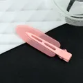 Fermaglio per capelli in acrilico rosa traslucido con finitura opaca per styling - Rosa Anguria