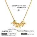 18K gold plated stainless steel MAMA necklace, waterproof and hypoallergenic jewelry - MAMA Letter Necklace (JDN0301325)