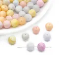 Pastel macaron colored natural stone beads for DIY jewelry making and necklaces - 8mm (10Pcs/Pack) / Light Pink Mixed