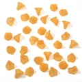 Matte orange calla lily acrylic flower beads for handmade DIY jewelry crafts - Orange