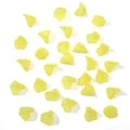 Matte yellow calla lily acrylic beads for handmade DIY bracelet and jewelry making - Yellow