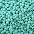 Perles acryliques bleu-vert de 6mm en vrac pour la création de bijoux DIY à la main - Cyan
