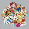 Assorted colorful DIY sequins in various shapes and laser finishes for handmade jewelry - Random Mixed Styles / 50g Pack