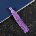 Elegante nappa di seta viola con testa avvolta per forcine fai-da-te o segnalibri - Lungo 12cm, 1 Pezzo/Confezione / Viola chiaro