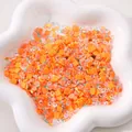 Kit fai da te con fette di argilla polimerica arancione e strass scintillanti - Stile Coniglio Carota (A Style)