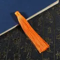 Vivace nappa di seta arancione per gioielli fai-da-te e artigianato tradizionale - Lungo 12cm, 1 Pezzo/Confezione / Arancione