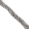 Γυάλινες χάντρες 3x5mm με όψεις σε γκρι χρώμα για χειροποίητα κοσμήματα DIY - 3x5mm 1 Σειρά/Πακέτο (περίπου 95-98 τμχ) / Γκρι
