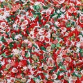 Mix natalizio in argilla con Babbo Natale e perline dorate per decorazioni fai da te - Stile Tema Natalizio (B Style)