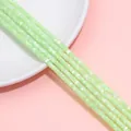 Mint green spacer beads with cat eye effect for DIY jewelry and handmade bracelets - 2x4mm Hole 0.8mm 38cm Per Strand Approx 180 Beads / Grass Green