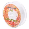 0.40mm transparent nylon beading thread, 5.0 gauge PE spool for DIY jewelry crafts 100M - 5.0# (0.40mm / 9.02kg / 100M / 1 Roll) / White